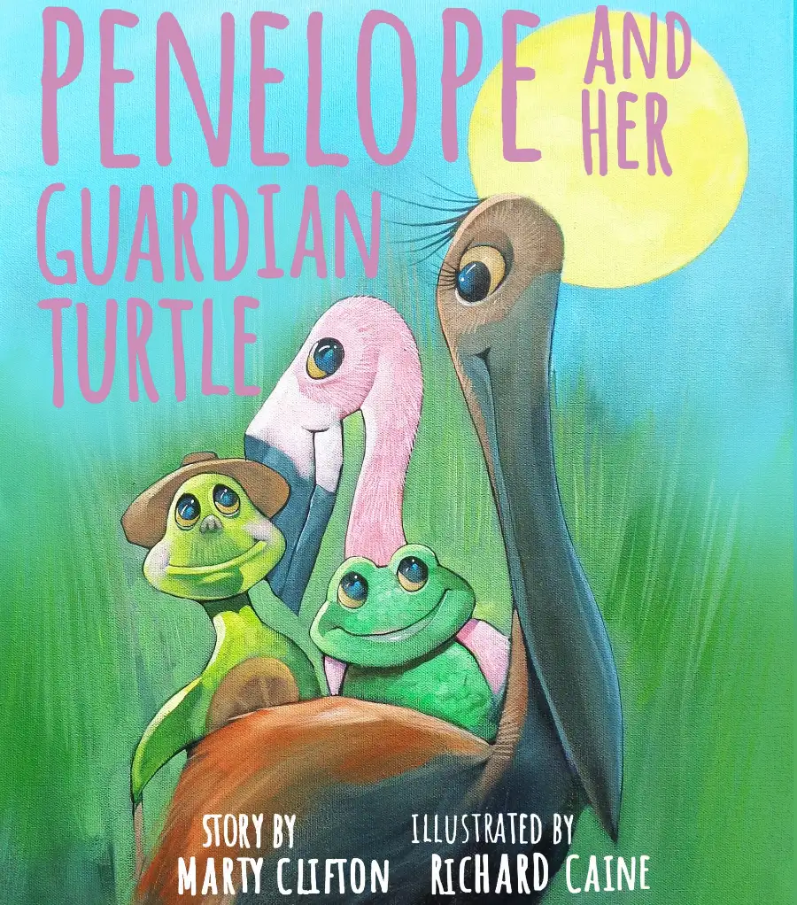 Penelope and Her Guardian Turtle Image